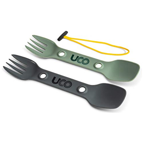 Uco Utility Spork 3 En 1 Combo Cuchara-tenedor Y Cuchillo, P