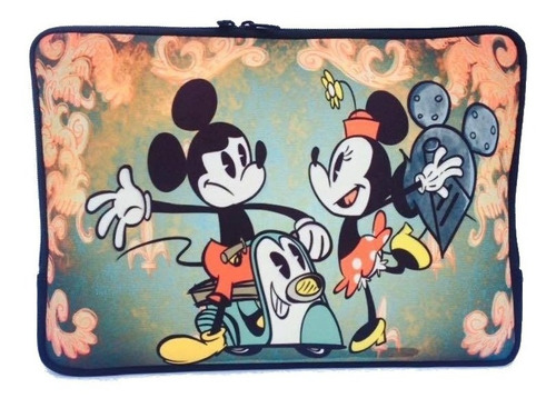 Capa Case P/ Notebook Mickey Mouse Luva Estampada  14