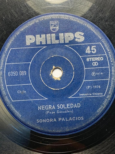 Vinilo Single De La Sonora Palacios Candombe Para Jose(y95