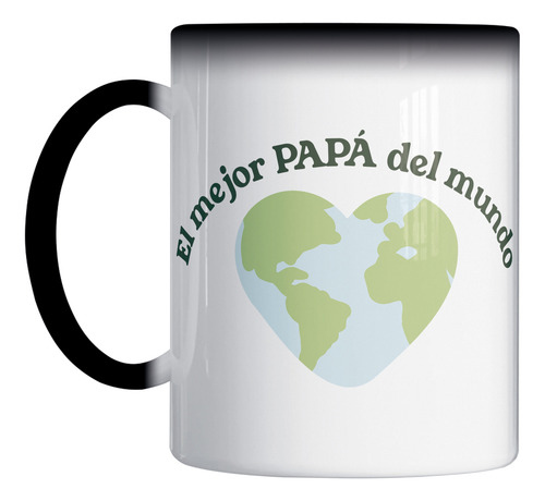 Taza Mágica Mejor Papá Mod 01 325 Ml Impresión Hd