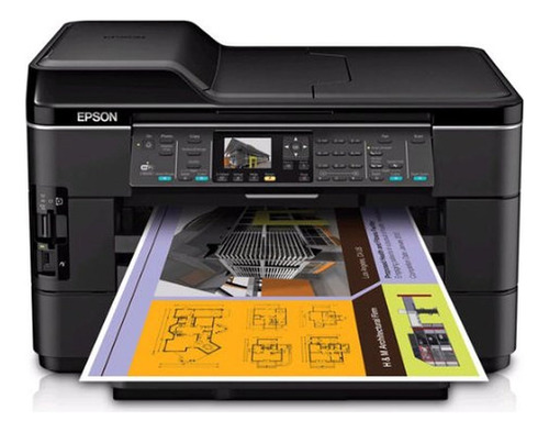 Epson Workforce Wf- Impresora Inalámbrica Todo En Uno De I.