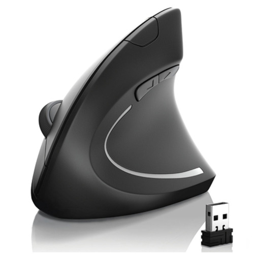 Mouse Vertical Inhalambrico Ergonómico Usb Evita Tunel Carpi