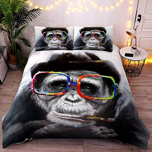 Banksy Modernas Gafas Funda Nórdica Mono Ropa De Cama ...