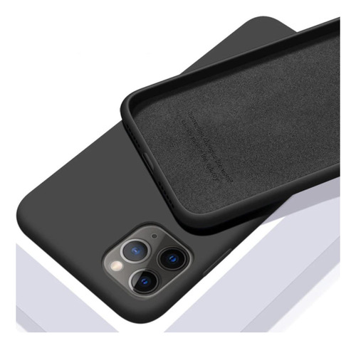 Capa Capinha Case Silicone Forro Interno P/ iPhone 13 12 11