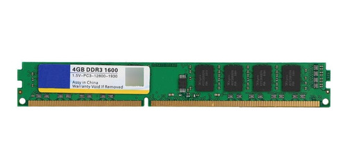 Memoria Ram Ddr3 4 Gb Para Placa Base Escritorio (1600 Mhz G