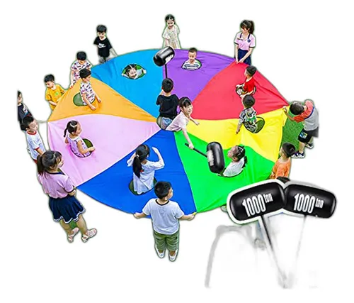 Juego De Paracaídas Para Playa Y Jardín - Divertido Para Adu