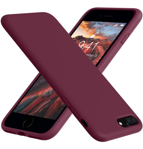 Funda Vooii Para iPhone 7 Plus/8 Plus (rojo Vino)