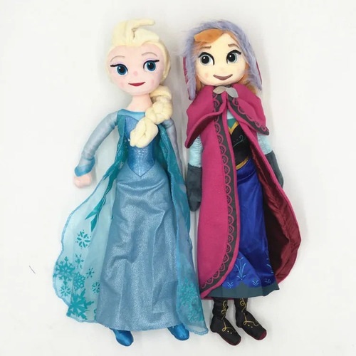 Cc 2 Peças De Boneca De Pelúcia Frozen Elsa Anna, Presente