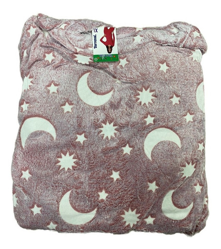 Imagen 7 de 9 de Pijama Invierno Mujer De Polar Soft Luminoso Terrenal