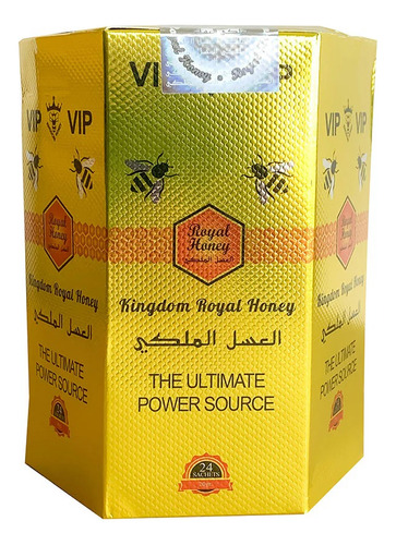 Miel Royal Honey Vip Hexagonal 24 Sobres De 20g Turca