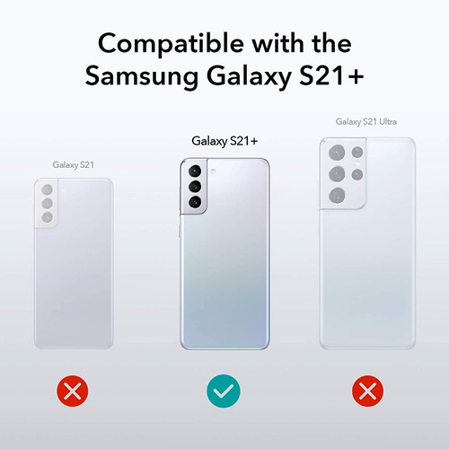 Imagem 2 de 10 de Capa Capinha Galaxy S21 Plus (6.7) Esr Project Zero Slim