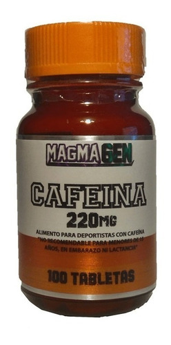 Cafeína Anhidra 100 Capsulas 220 Mg.