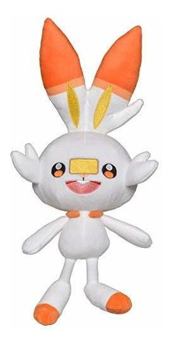 Pokemon Espada Y Escudo - Peluche Oficial De Scorbunny 80 In