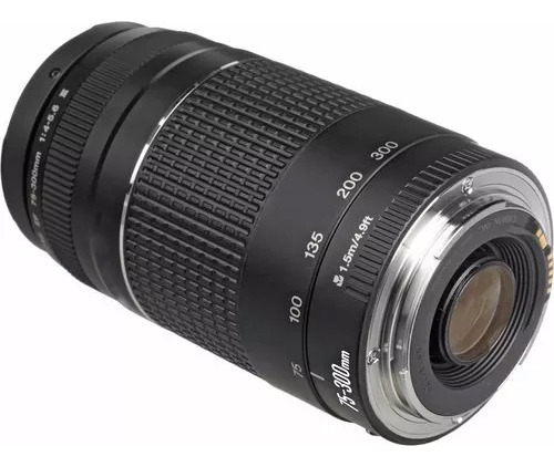 Canon Lente Objetivo Ef 75-300 F/4-5.6 Iii color Negro