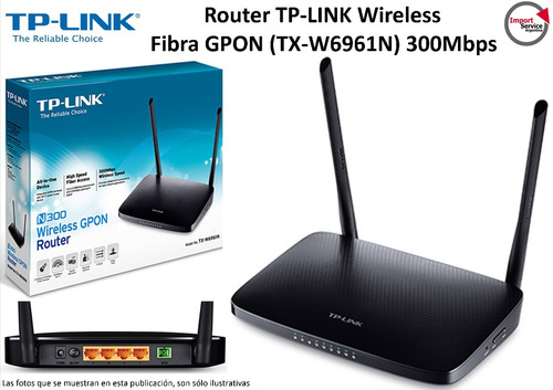Router Tp-link Wireless  Fibra Gpon (tx-w6961n) 300mbps