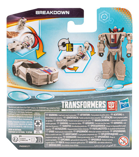 Transformers Breakdown Earthspark Figura De Accion Hasbro