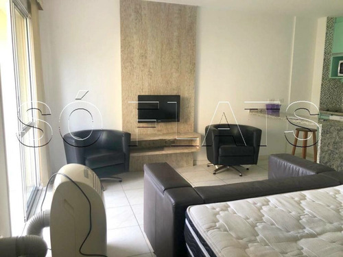 Imagem 2 de 15 de Flat Em Moema, Próximo A Marginal Pinheiros - Sf34810