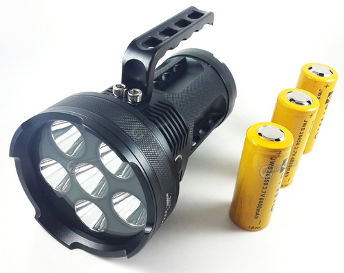 Lanterna Tatica Holofote 4led T6 1.450.000 Lumen Ultra Forte