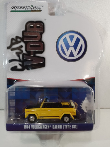 Amarillo 1974 Volkswagen Safari Escala 1 64 Marca Greenlight