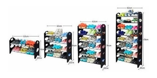 Imagen 7 de 8 de Zapatera Rack Organizador Zapatos 10 Niveles Super Resistent