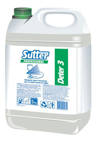 Detergente Sutter 3%  5 Litros