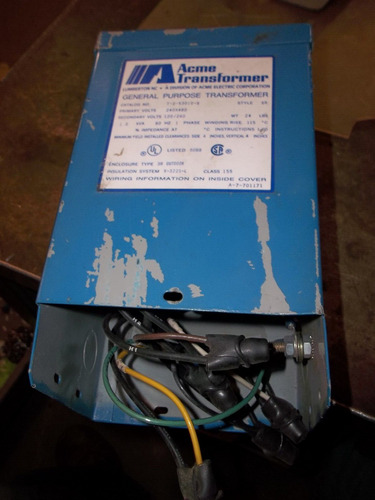 Acme T-2-53010-s Style Sr General Purpose Transformer 1. Vvp