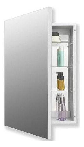 Botiquín De Aluminio Para Baño De 22 X 30 Pulgadas, Gabinete