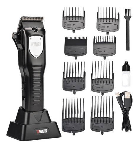 Maq.corte Prof.wmark Ng 2042 Com Base + Shaver Ng 996 Preta
