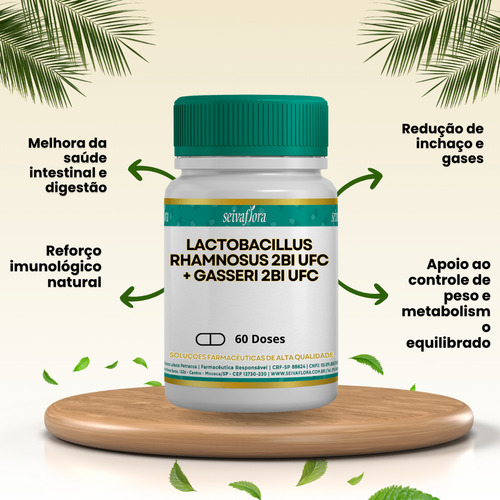 Lactobacillus Rhamnosus 2bi Ufc + Gasseri 2bi Ufc - 60 Doses