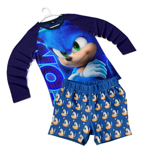 Traje De Baño Sonic El Herizo Short Y Playera