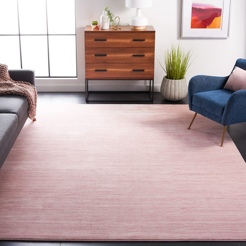 Alfombra Moderna Rosa 1 55 X 2 28 Metros Fácil Cuidado