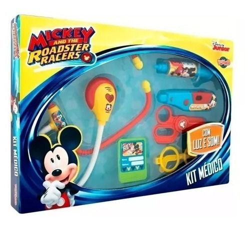 Kit Medico Set Doctor Con Luz Y Sonido Disney Mickey