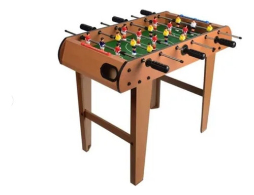 Juego D Mesa Futbolito Madera Con Patas Hogar Ofici Futbolin