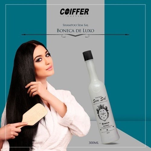 Shampoo Sem Sal Boneca De Luxo Coiffer 300ml