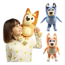 Comprar 2 Piezas Bluey Familia Bluey Bingo Papá Mamá Muñeco Peluche