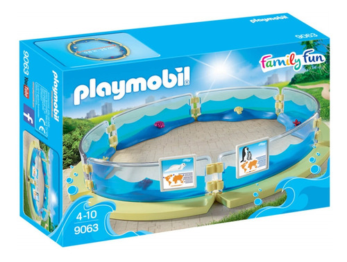 Playmobil Family Fun, Piscina De Acuario - Stickers
