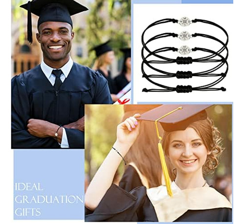 50 Juegos De Pulseras De Graduación, Pulseras Ajustables Con