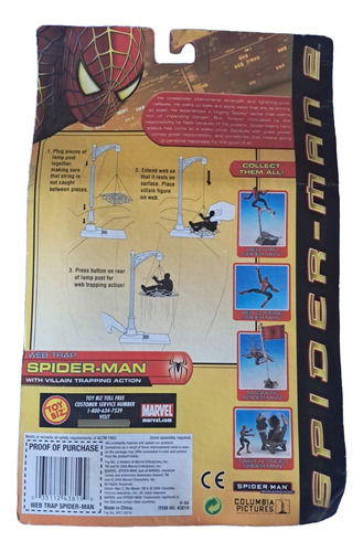 Spider Man With Villain Trapping Action