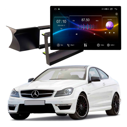 Multimídia C200 C250 C350 2012 2014 4+64gb 2mix Octa 2k 13p