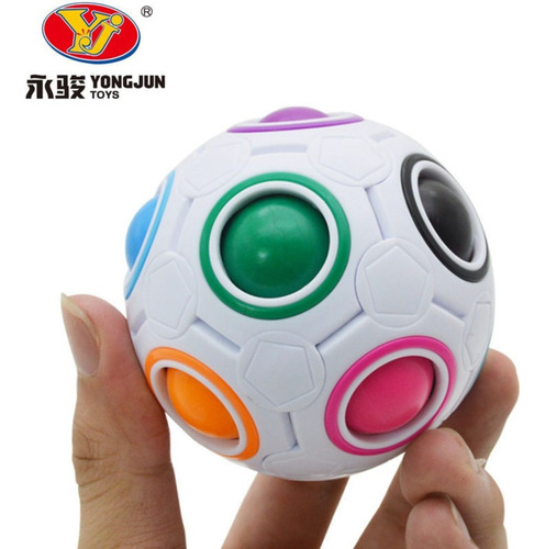 Cubo Magico Yj Bola Arcoiris Puzzle Juego De Ingenio