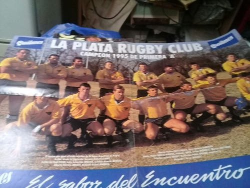 Poster La Plata Rugby Club Campeon De Primera A  1995