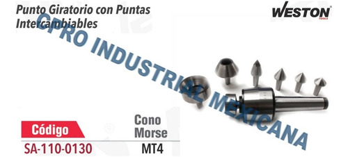 Punto Giratorio Mt4 Con Puntas Intercambia Marca Weston P