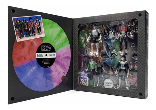 Bst Axn Best Action Figures Kiss Vegas Outfits 4-pack (sdcc) (Usado)