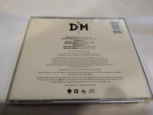 Depeche Mode Cd Enjoy The Silence Maxi Single 1990_mute_usa_ (Usado)