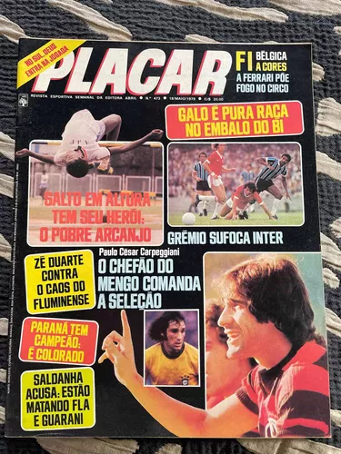 Revista PLACAR 1979 Abril As Maiores Torcidas - Corinth