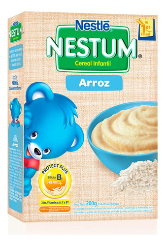 Nestum Cereal Infantil Con Arroz +6m X 200 Gr