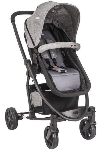 Carrinho De Bebê Travel System Prima Melange Grafite - Kiddo