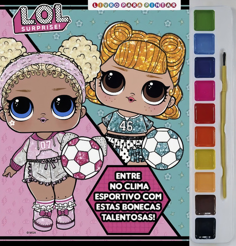 L.o.l. Surprise! Livro Para Pintar Com Aquarela, De Editora Online. Editora Editora On-line, Capa Mole Em Português