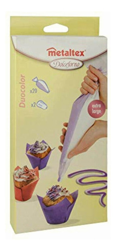 Juego Decorador De Pasteles Doble De 20 Bolsas