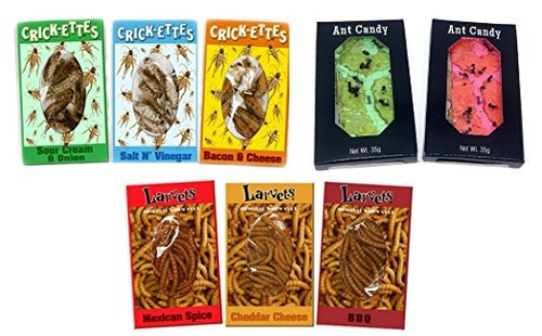 Ant Caramelo, Original Cricket Snax Y Larvets Snacks Origina